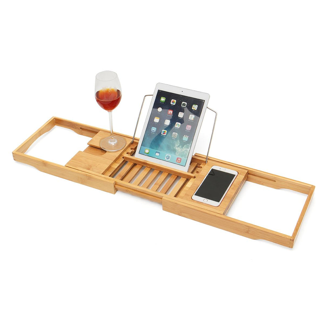 Bath Shelf Phone, Tablet, Book & Wine Glass Holder